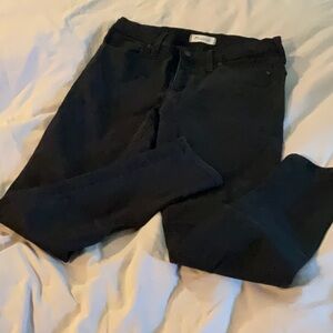Madewell black high rise jeans